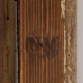 A rococo mirror by Niclas Meunier (1754-1797).