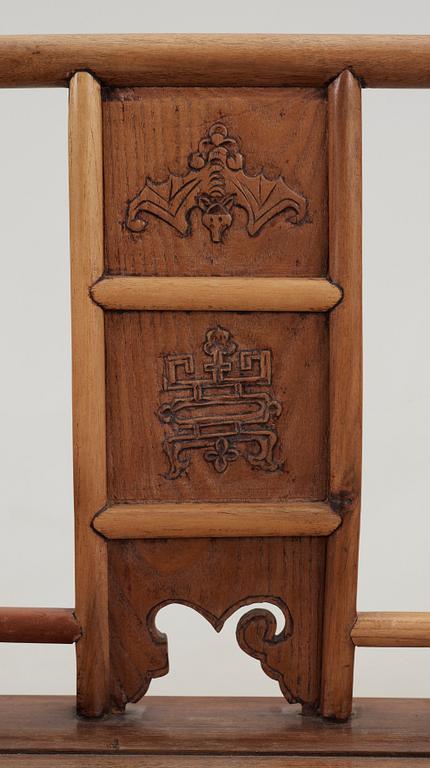 STOLAR, ett par, Kina, sen Qing (1800/1900-tal).