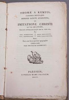 PARTI BÖCKER, 17 st, teologi, katekeser, biblar, psalmböcker, mest 1700- och 1800-tal. Bla "Kyrckiohistoria öfwer nya testamentet", av M. Erlando Dryselio, Jönköping 1708.