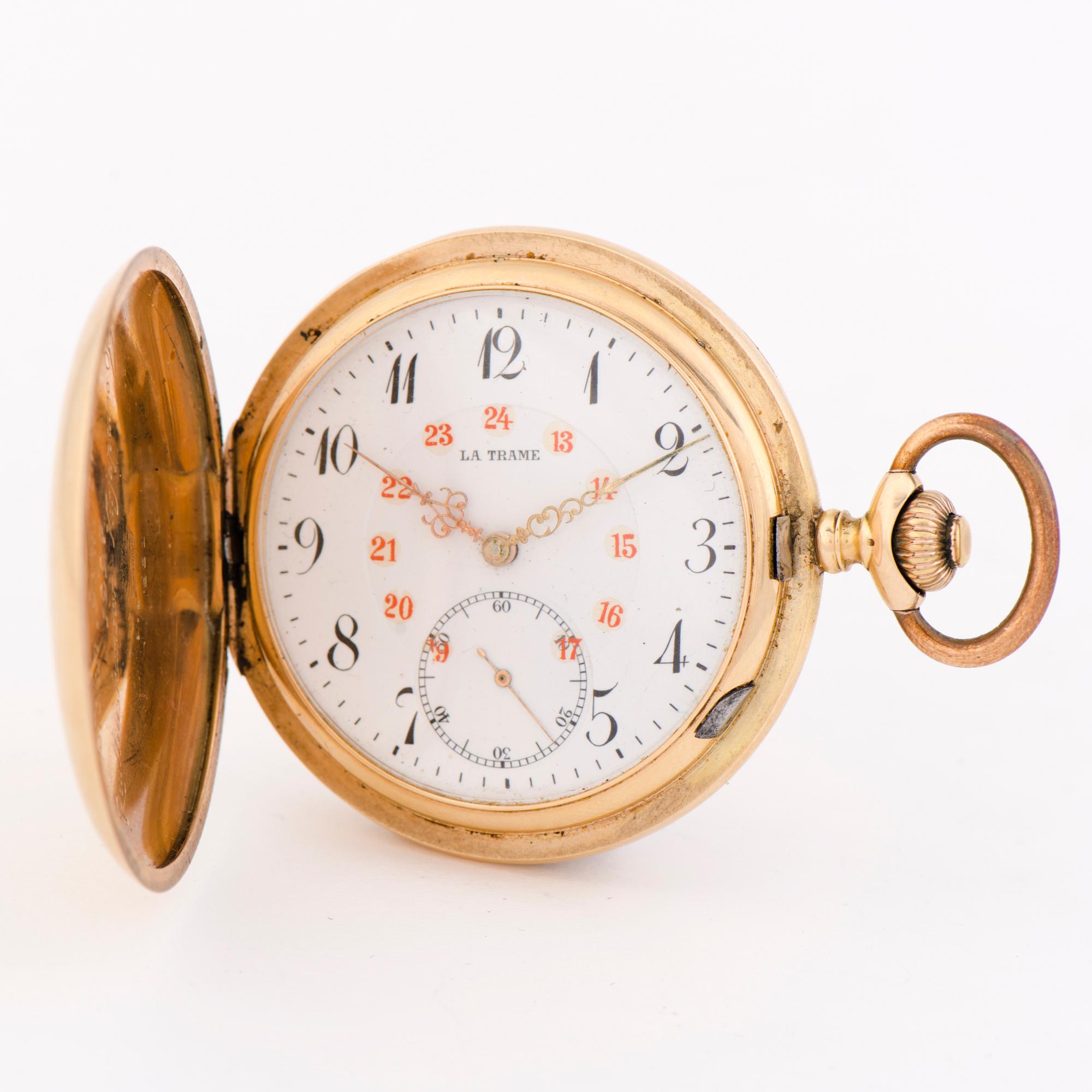LA TRAME, pocket watch, 54 mm.