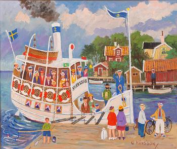 Gösta Månsson, "Sommarbåten".