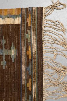 Märta Måås-Fjetterström, a drape, "Lockarp". Flat weave. 244,5 x 150 cm. Signed MMF.