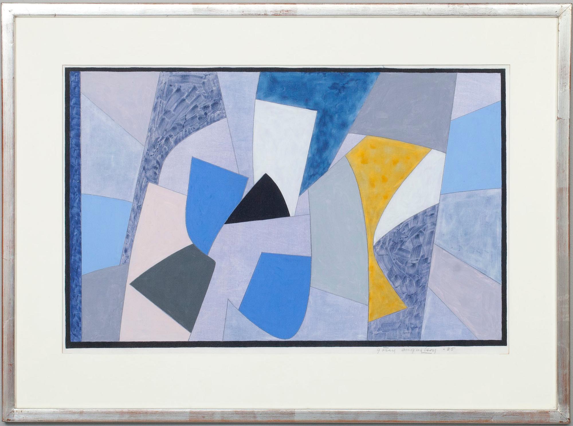 GÖRAN AUGUSTSON, guassi, signeerattu ja päivätty -85.