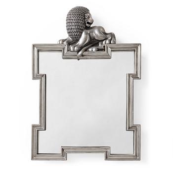 138. Anna Petrus, An Anna Petrus pewter mirror, Svenskt Tenn, Sweden 1929.