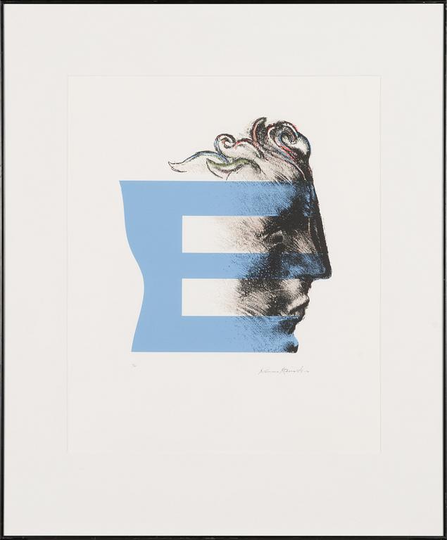 Kimmo Kaivanto, serigraph, signed and dated -99, numbered 14/99.