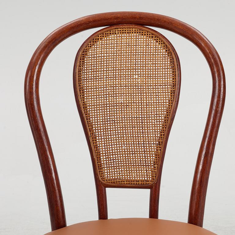 A set of four chairs, late 20th century.