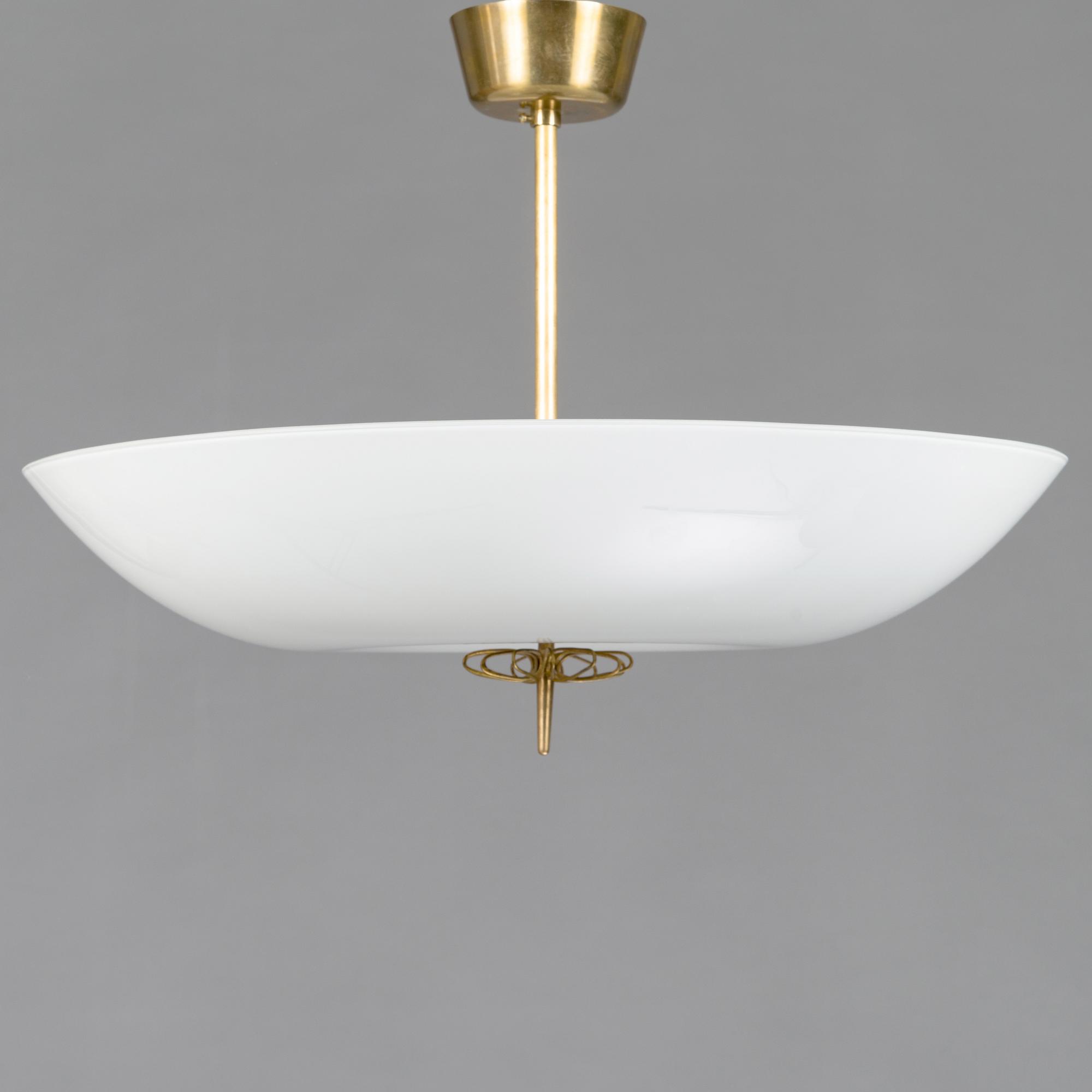 Paavo Tynell, a mid-20th-century ceiling lamp for Idman Finland.