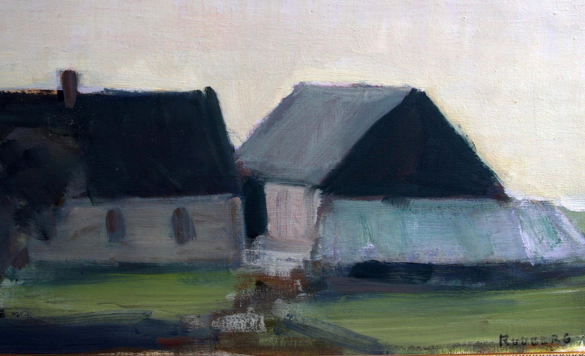 GUSTAV RUDBERG, olja på duk, sign.