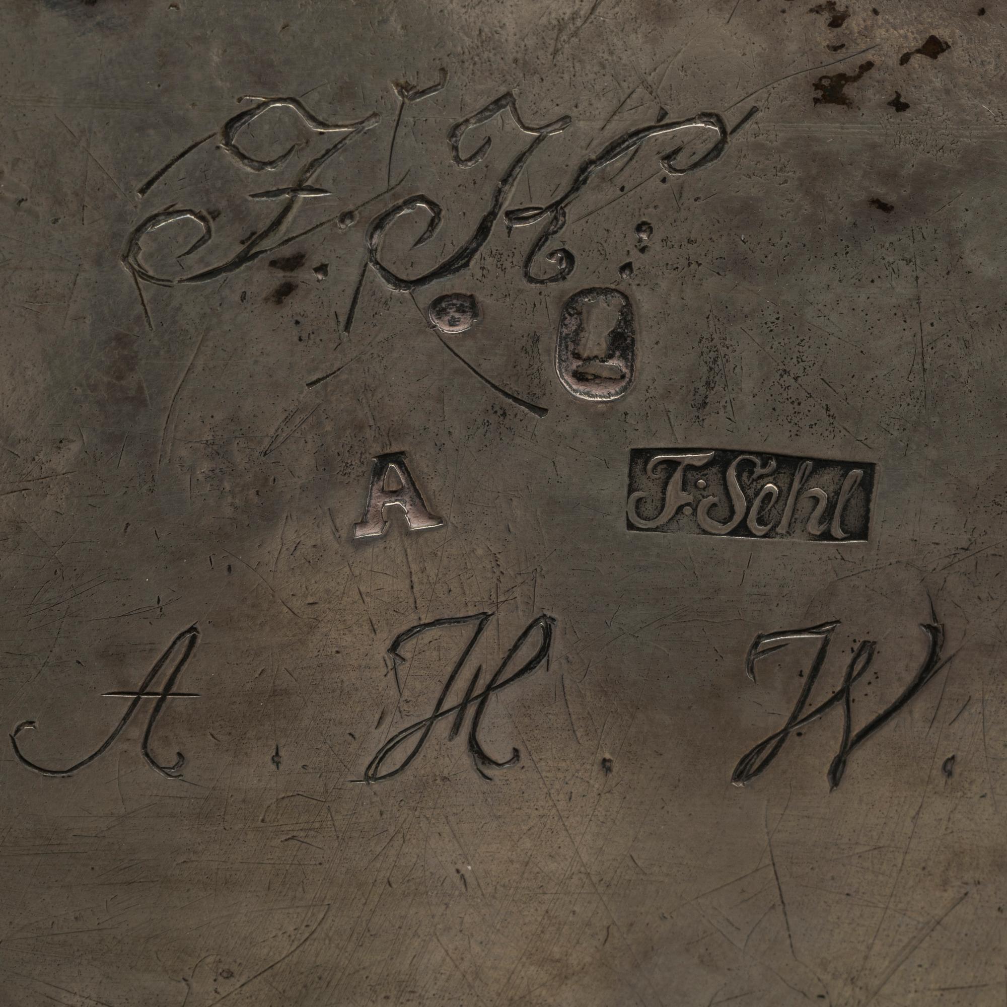 A Swedish 18th century silver sugar bowl, mark of F Sehl the younger Stockholm 1759 weight ca 303 gr.