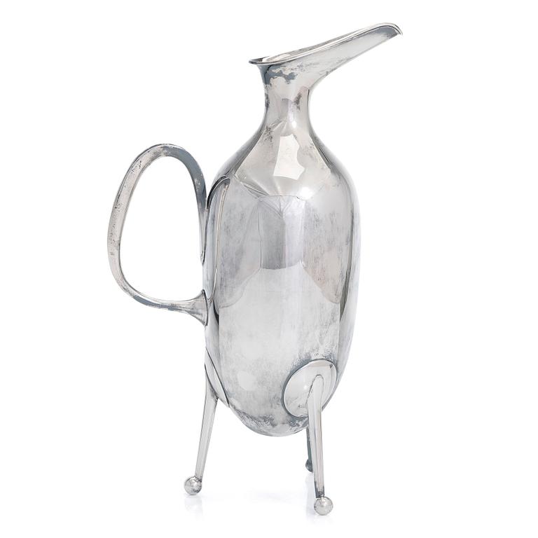 Tapio Wirkkala, silver ewer TW 77, Kultakeskus, Hämeenlinna 1956.