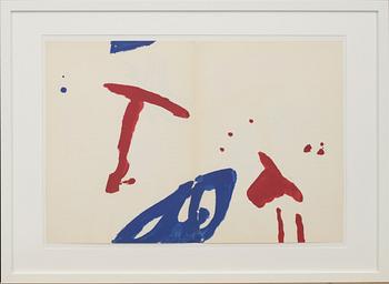 PIERRE TAL-COAT, color lithograph form Derriere Le Miroir  nr 131. Maeght Paris 1962.