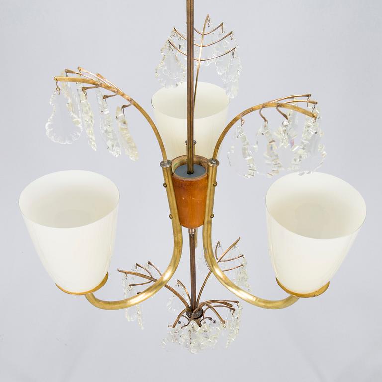 Lisa Johansson-Pape, a 1940's '68' chandelier for Stockmann Orno.