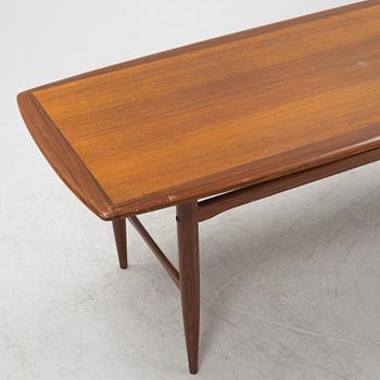 A mahogany veneered coffee table, HMB Möbler, Rörvik, 1960's.