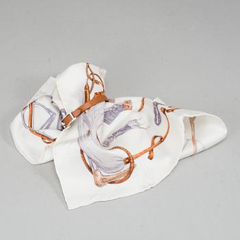 HERMÈS, a scarf and a bracelet.