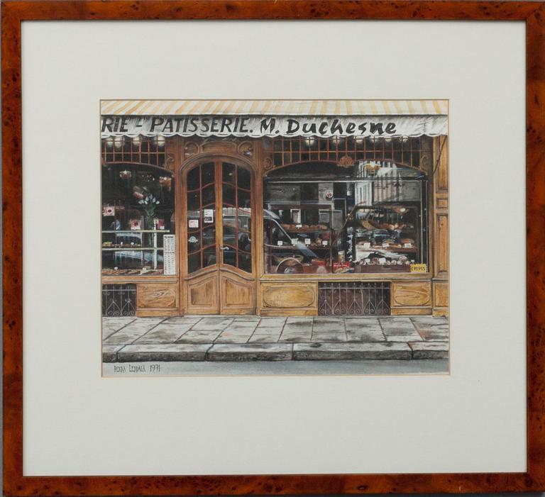 PEKKA LEPPÄLÄ, akvarell, signerad och daterad 1991.