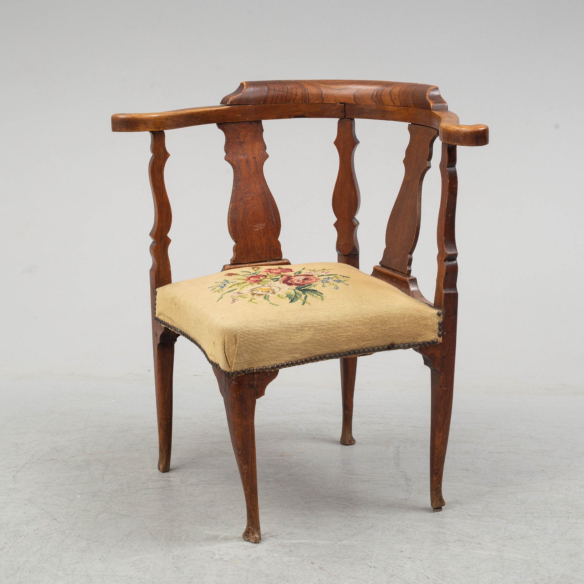 An 18th century chair.