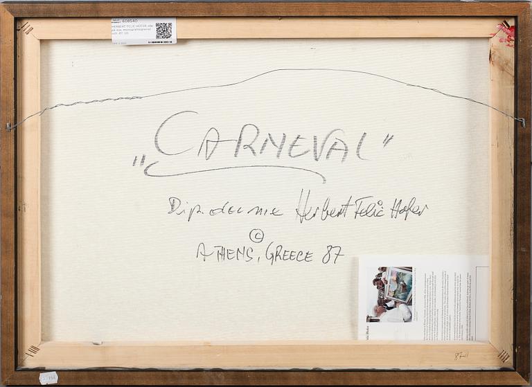 HERBERT FELIC HOFER, olja på duk, monogramsignerad och -87.