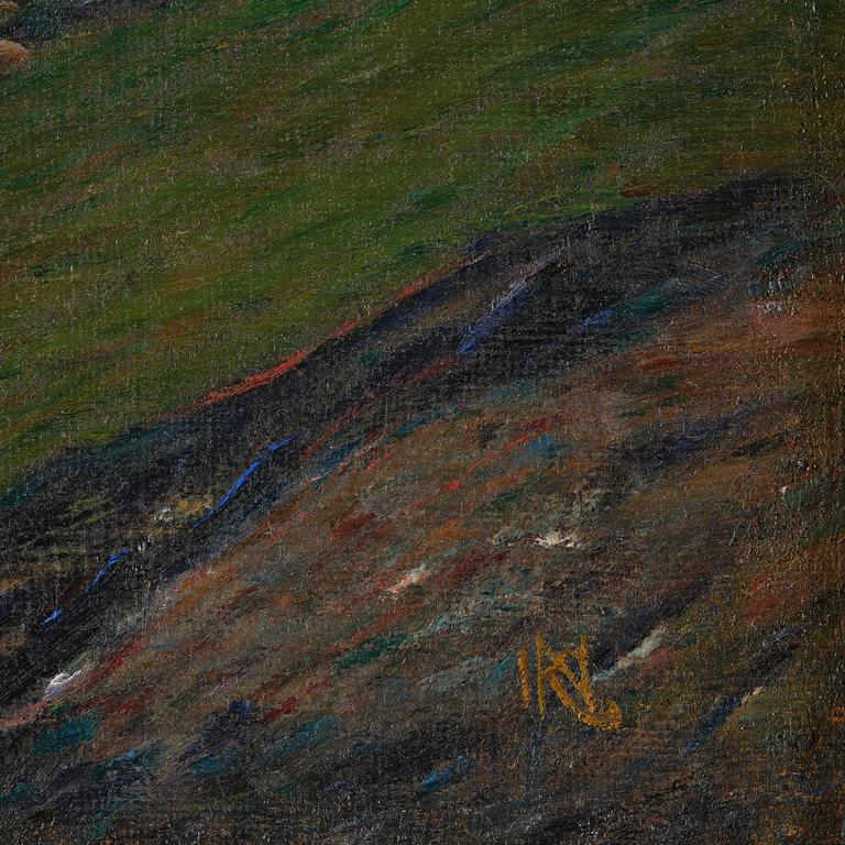 Karl Nordström, "Sunset, Bohuslän".