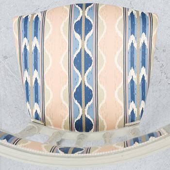 Chairs 5 pcs by Johan Hammarstöm, (master in Stockholm 1794-1812), late Gustavian.