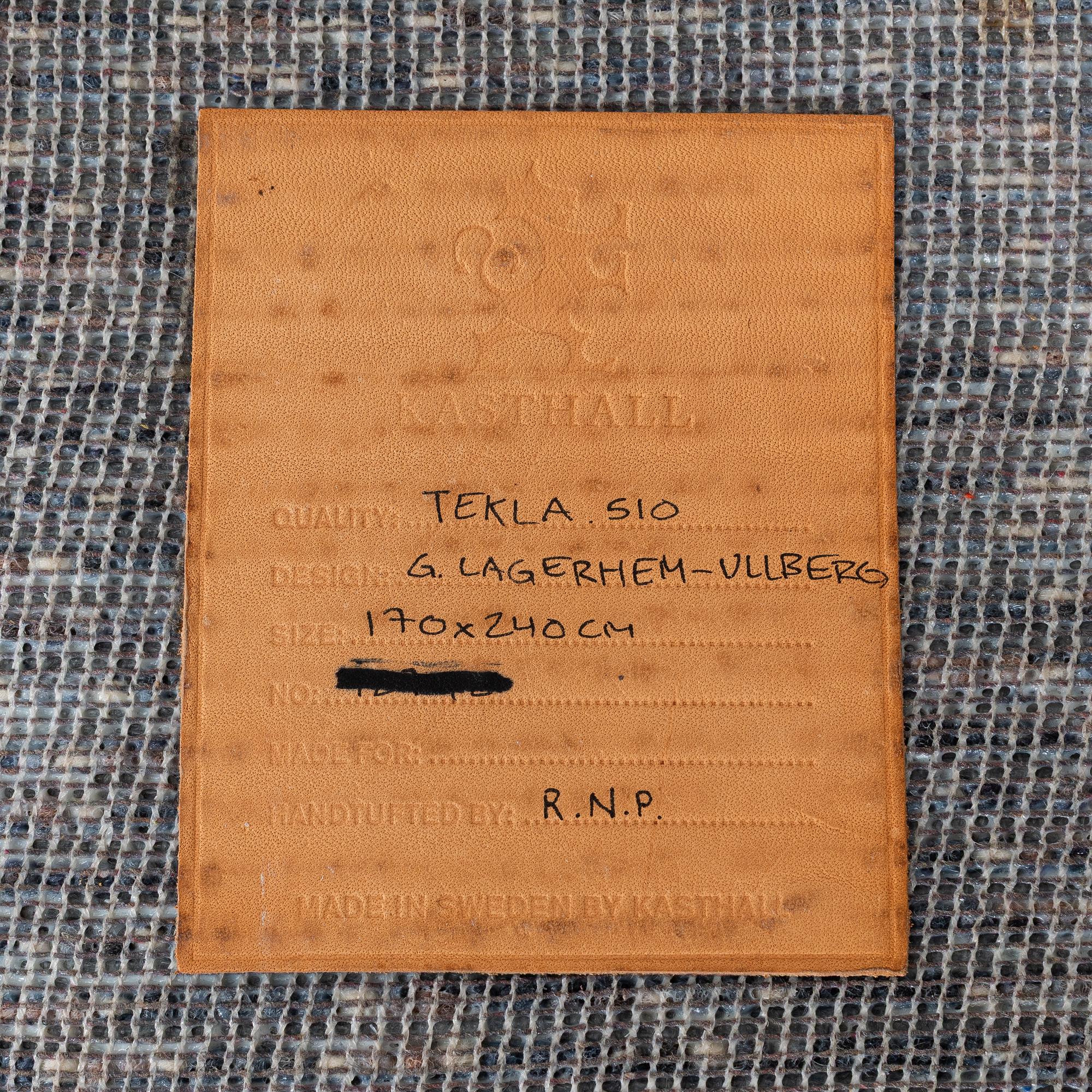 Gunilla Lagerhem Ullberg, rug, "Tekla", Kasthall, approx. 240 x 170 cm.