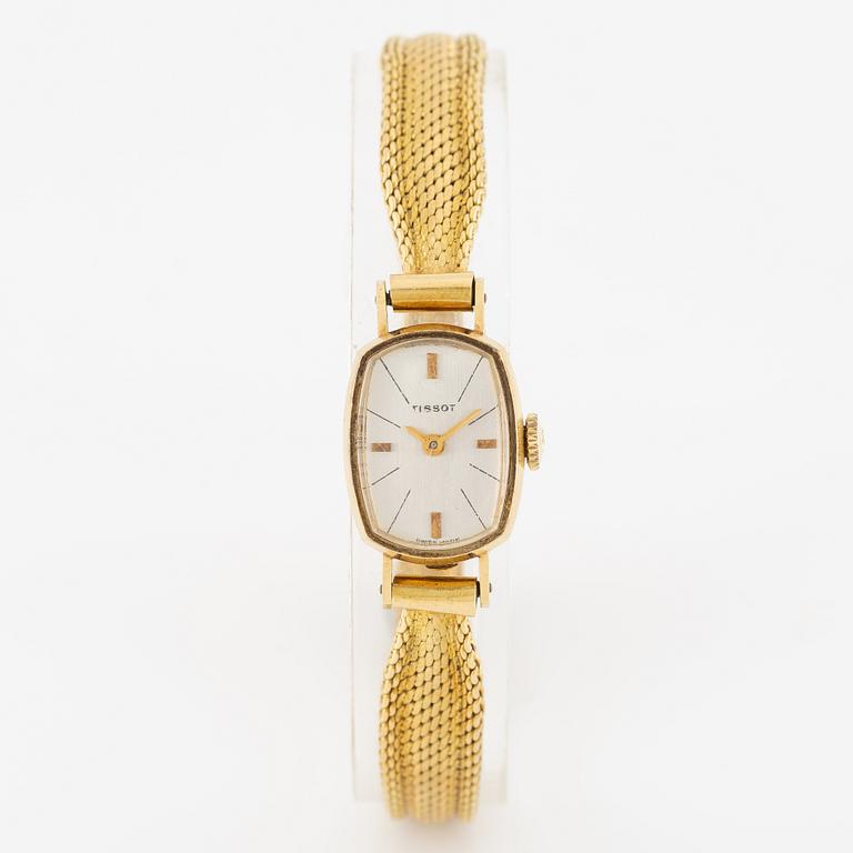 Tissot, armbandsur, 14 x 19 mm.