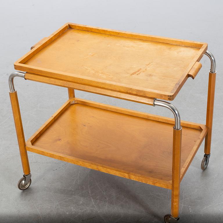 SERVERINGSVAGN, 1930-tal, björk.
