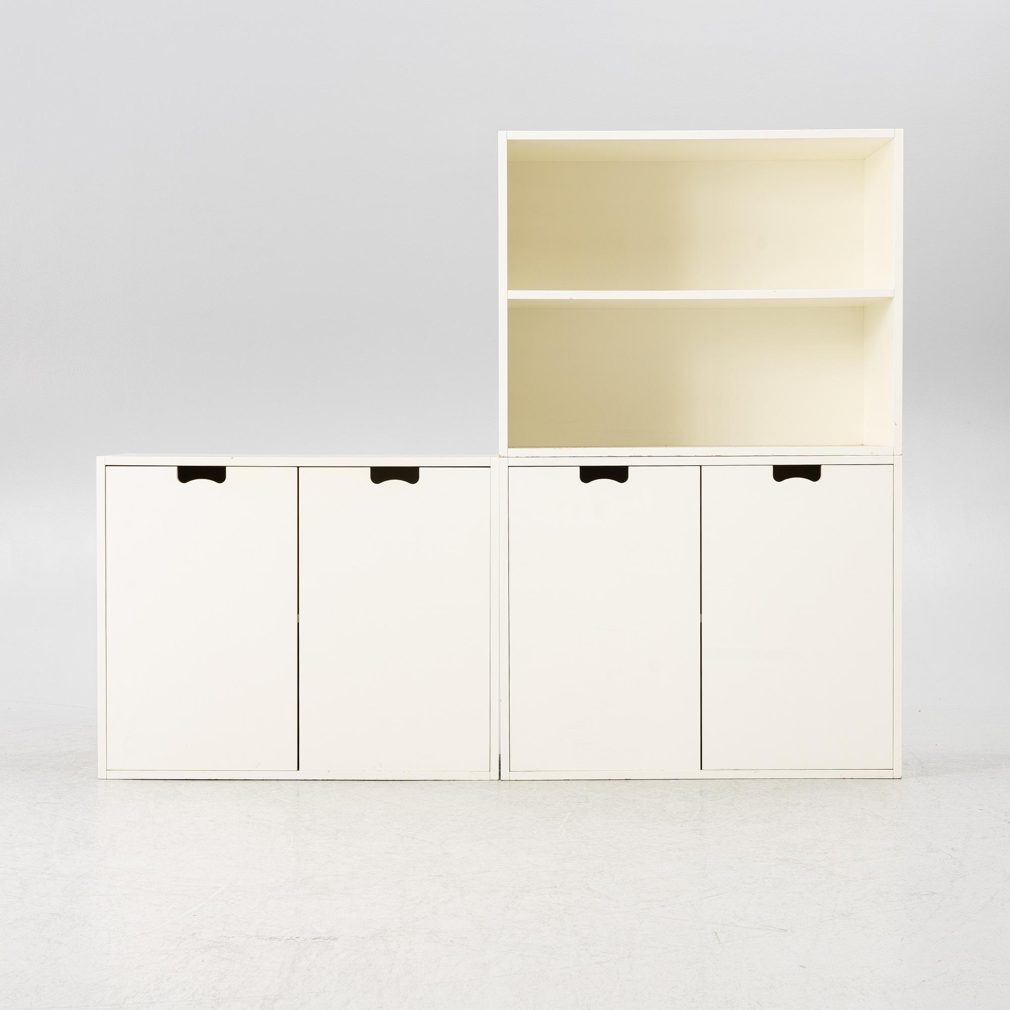 Jonas Bohlin & Thomas Sandell, Bookcase and 2 cabinets, "Snow", Asplund.