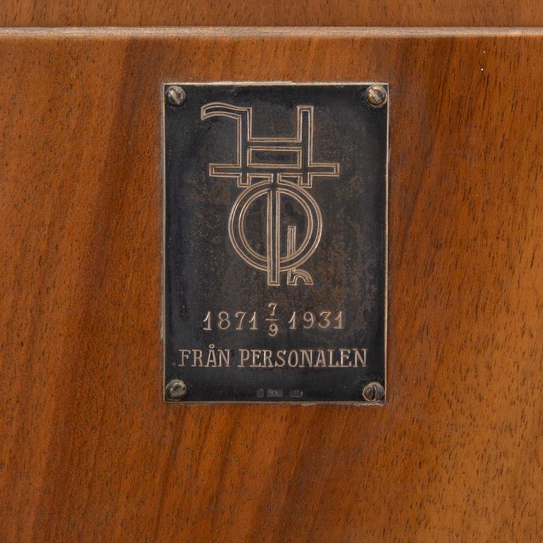 An Art Deco table clock, 1930's.