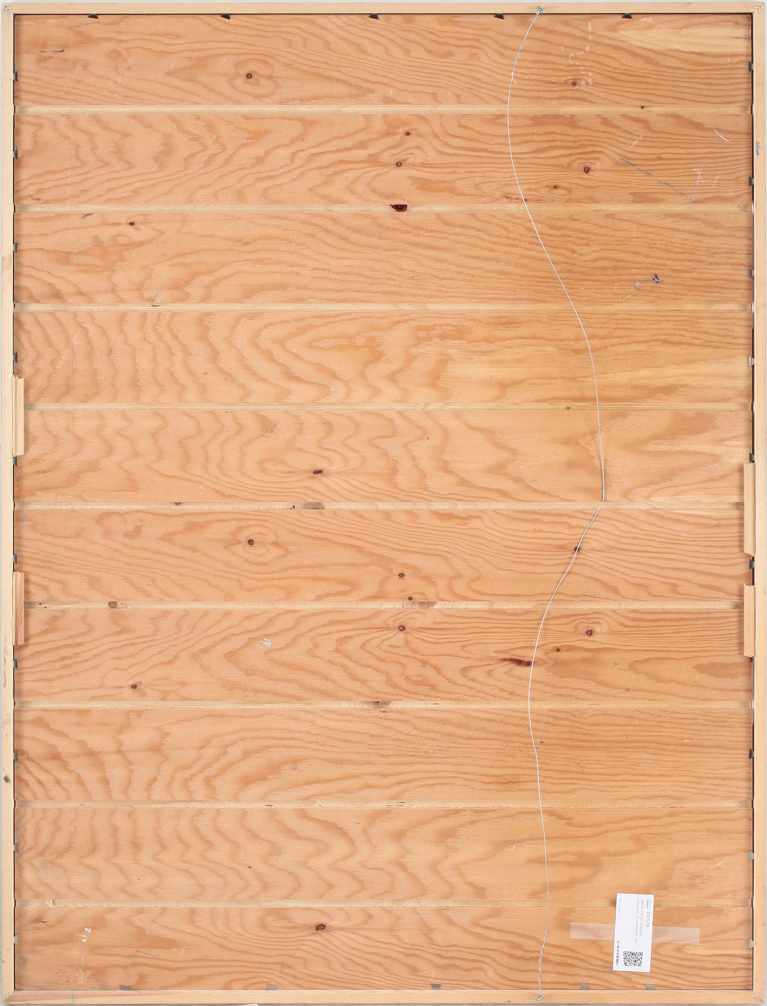 KARIN FROSTENSON, blandteknik, monogramsign.