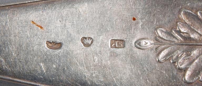 PARTI SILVERBESTICK, 56 st, Finland, 1900-tal. Tot vikt 1800 gram.