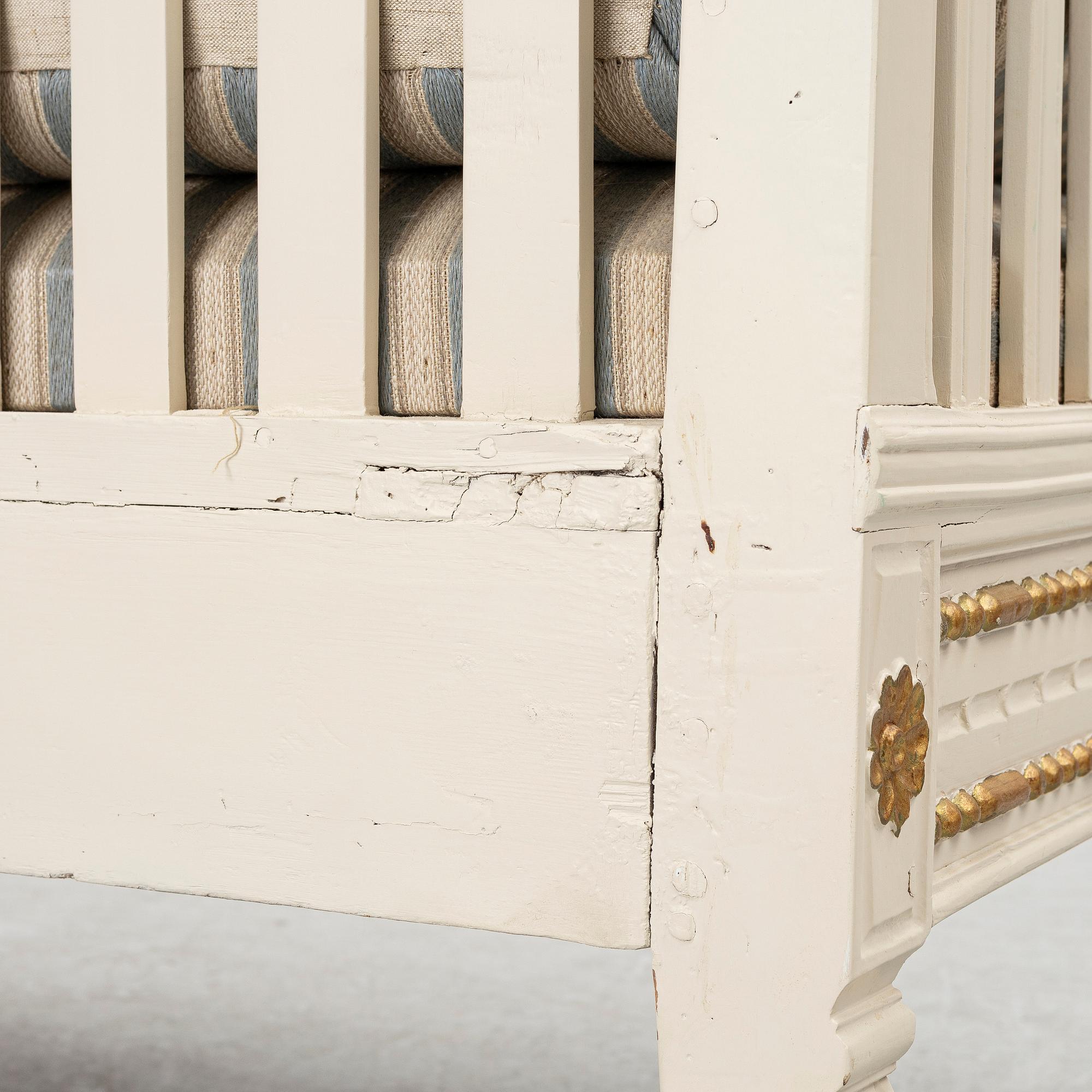 Sofa, Gustavian style, circa 1900.