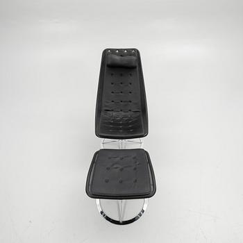 Bruno Mathsson, armchair with footstool, "Jetson".