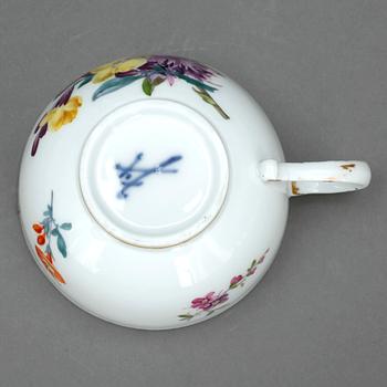 KOPP med FAT, Meissen, 1800-tal.