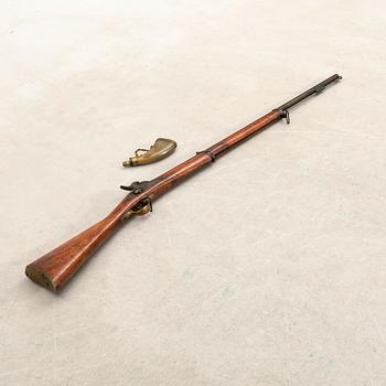 A percussion rifle, Swedish, m/1860.