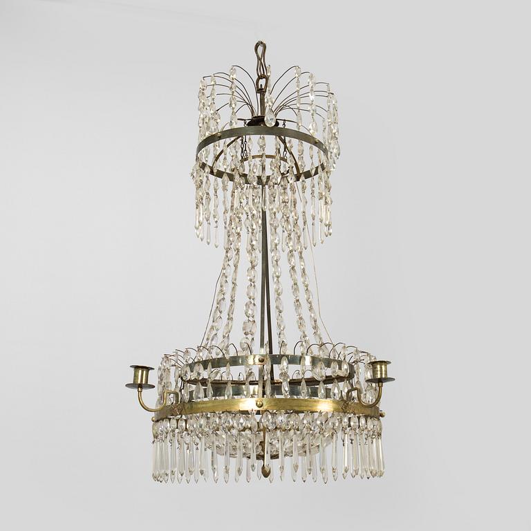 An early 19th century late Gustavian chandelier.