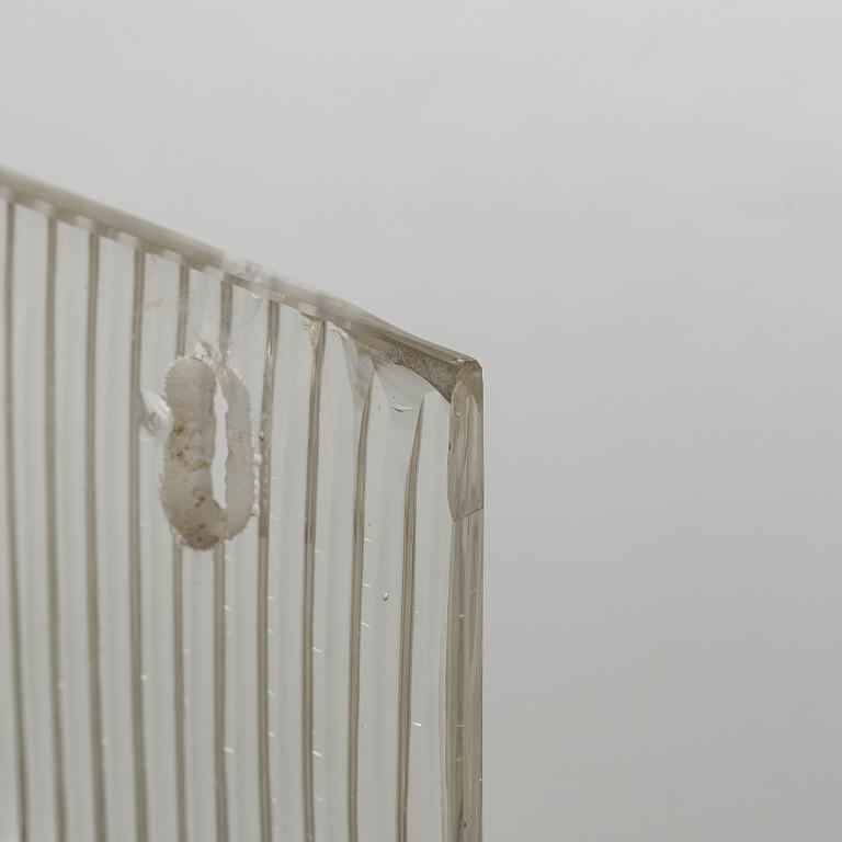 Alvar Aalto, hylla, tillverkare Riihimäen Lasi O.Y, För Pemars sanatorium, 1929 - 1932.