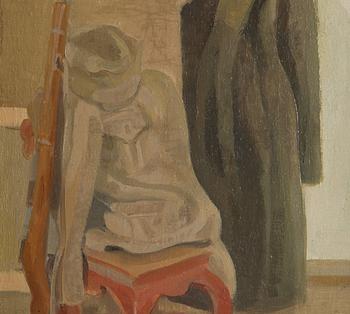 Eero Nelimarkka, Interior with Rifle and Clothes.