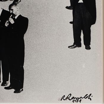 Renato Ranaldi, photo collage, signed and dated 1971.