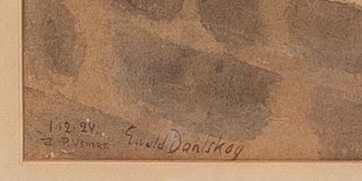 Ewald Dahlskog, Motif from France.