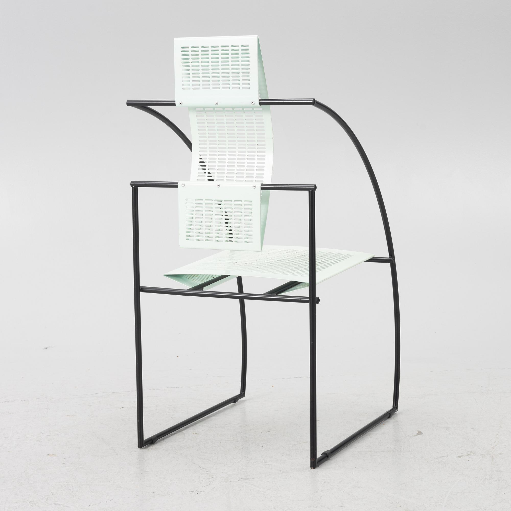 Mario Botta, a 'Quinta' armchair, Alias, late 20th Century.