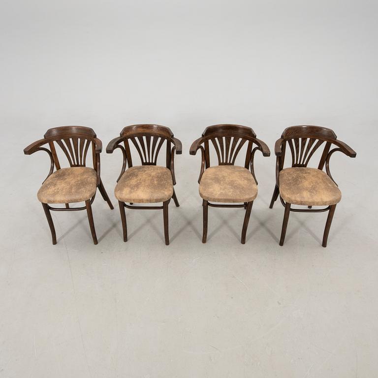 Armchairs, 4 pcs, second half of the 20th century.