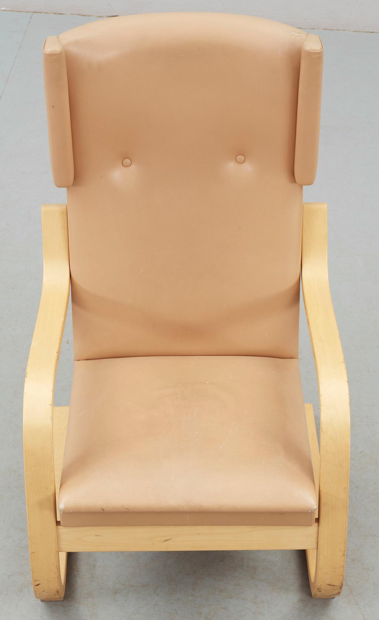 FÅTÖLJ, "Modell 401". Alvar Aalto, Artek, Finland.