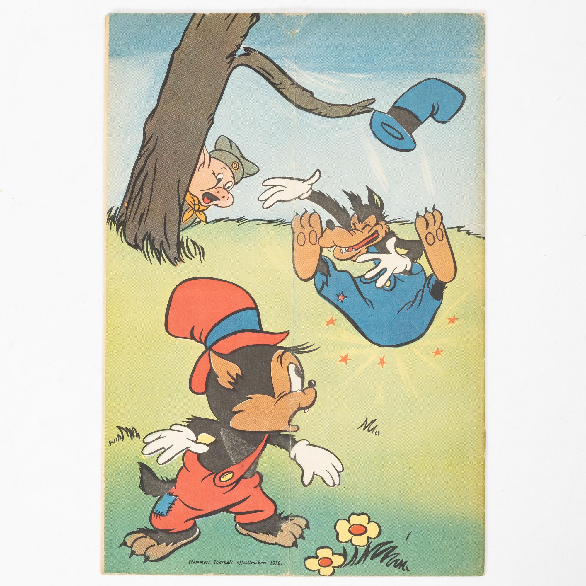 Comic book, “Kalle Anka & Co”, No. 8, 1950.