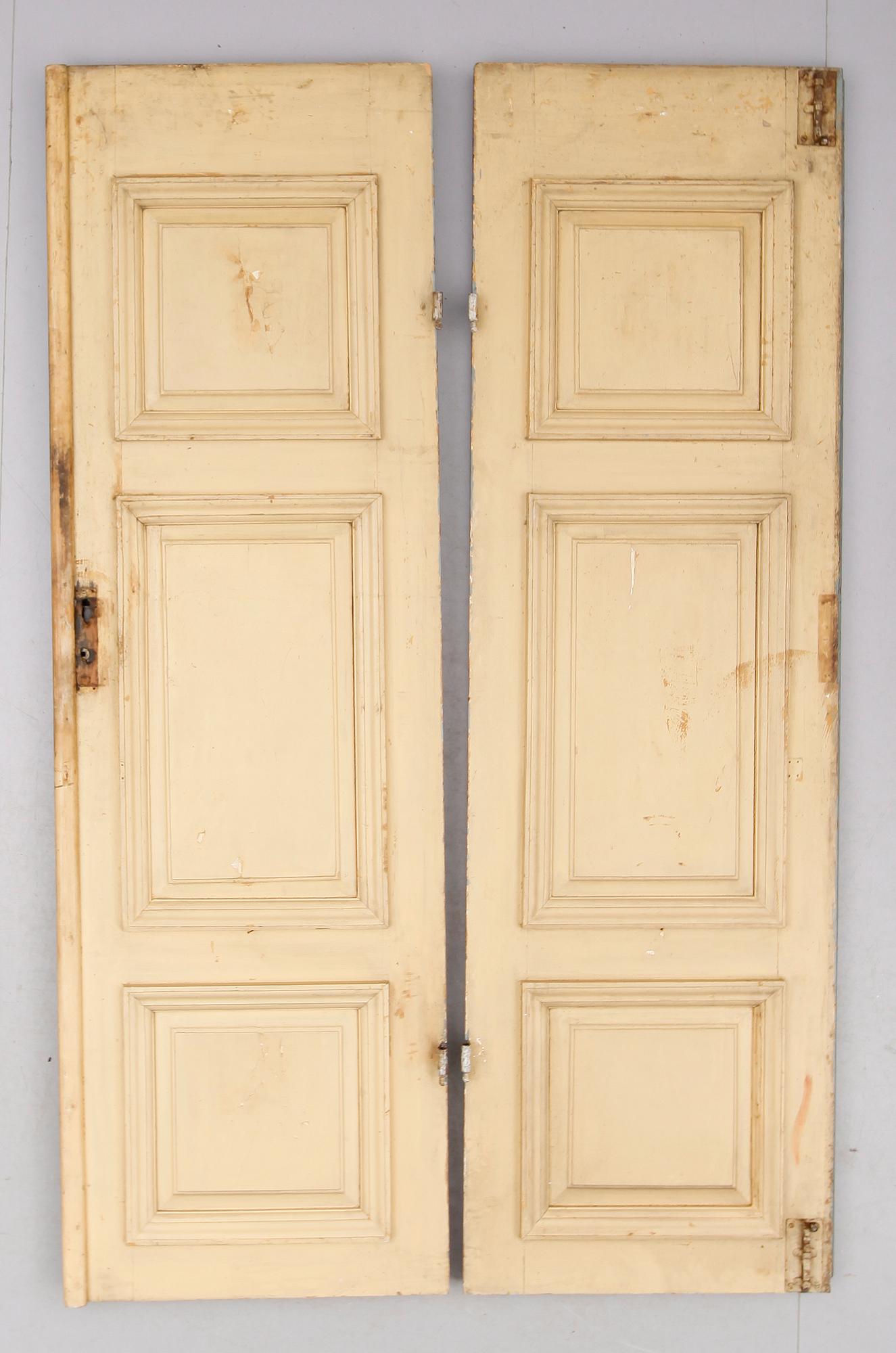 DÖRRAR, 1 par, 1900-talets första hälft.