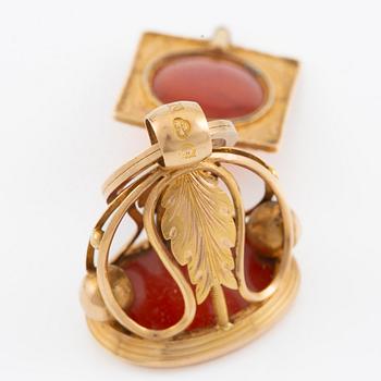 Sigill och nyckeldragare, av Johan Richard Borg och  Arvid Örn, Gävle 1831.