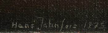 HANS JOHNFORS, olja på duk, sign o dat 1975.