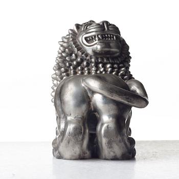 Anna Petrus, a pewter sculpture of a lion, Svenskt Tenn, Stockholm 1960.