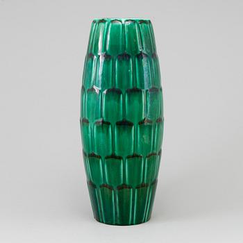 An 'Adria' earthenware floor vase from Upsala Ekeby, mid 20th Century.