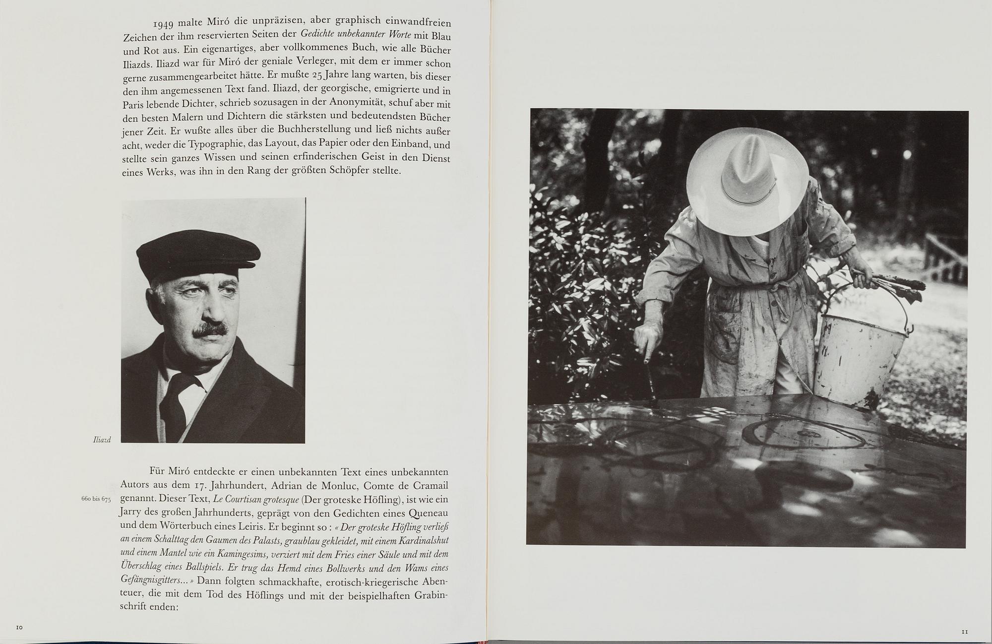 A set of two books  Joan Miró, Lithographe and  Miró Radierungen.