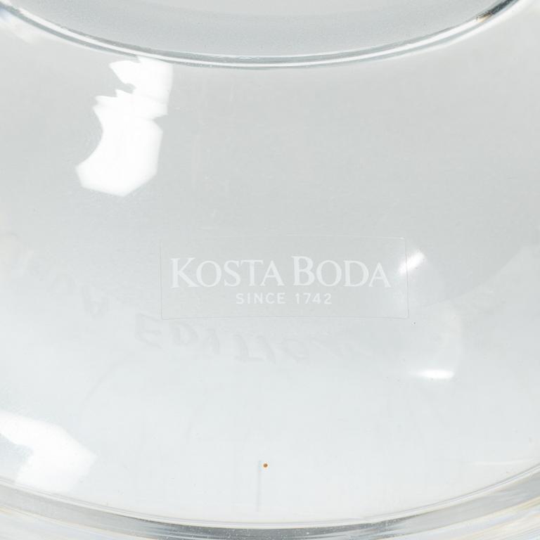 Marianne Lindberg De Geer, a glass vase, Kosta Boda, ed. 8/30.